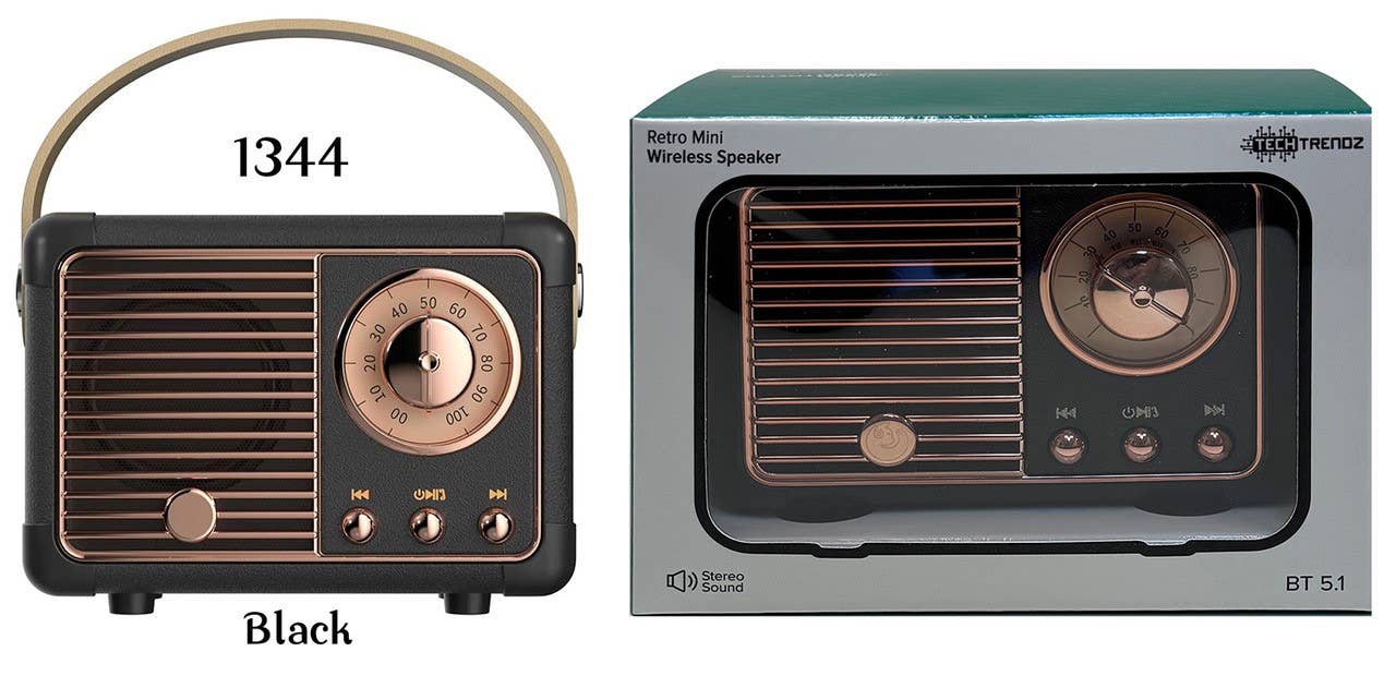 Vintage Bluetooth Speaker - The Coral Palm LLC