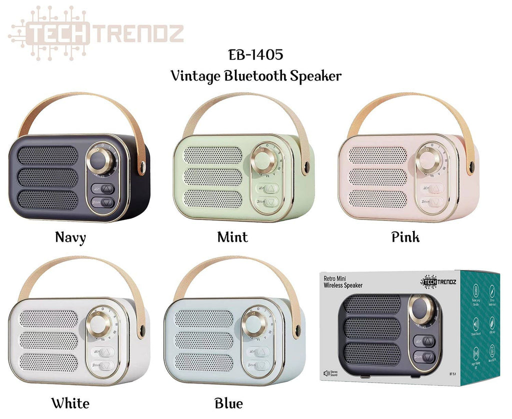 Vintage Bluetooth Speaker - The Coral Palm LLC
