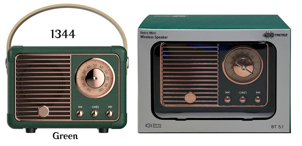 Vintage Bluetooth Speaker - The Coral Palm LLC