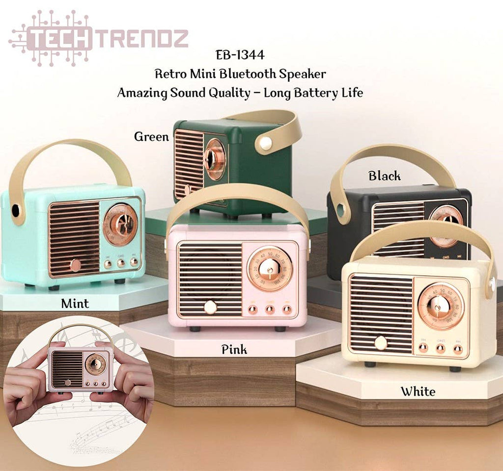Vintage Bluetooth Speaker - The Coral Palm LLC