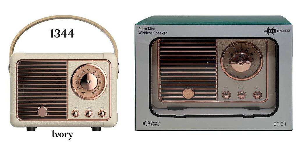 Vintage Bluetooth Speaker - The Coral Palm LLC