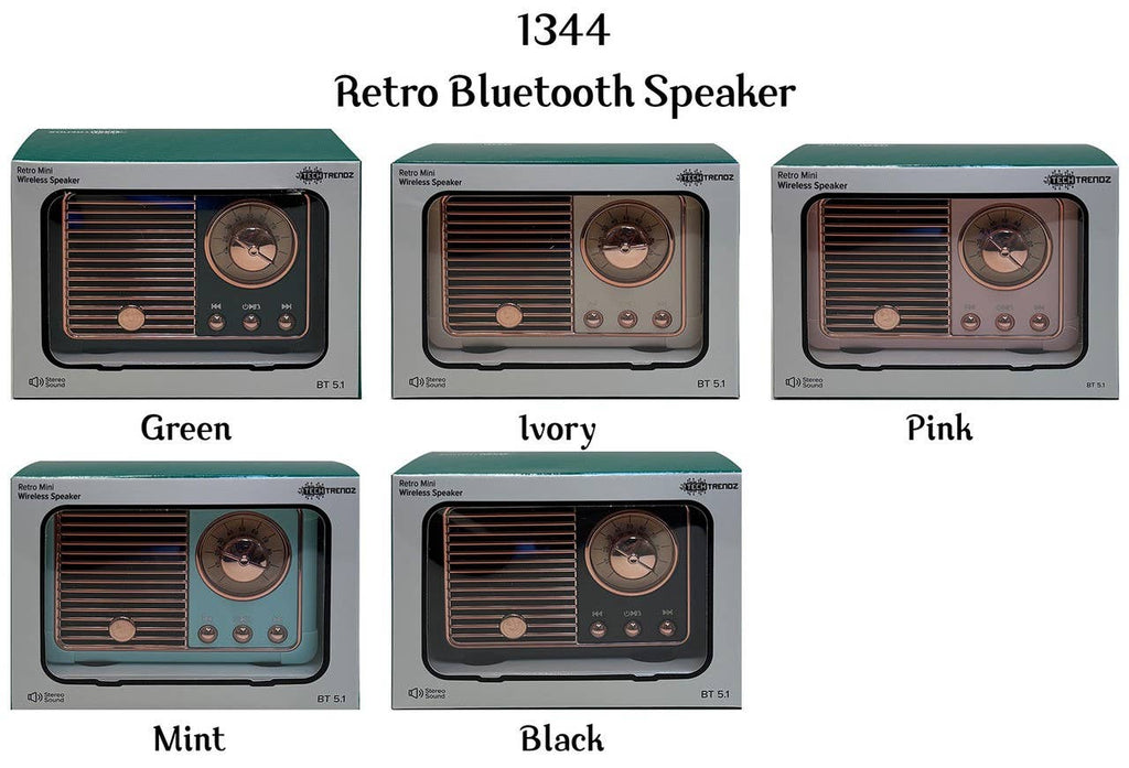 Vintage Bluetooth Speaker - The Coral Palm LLC