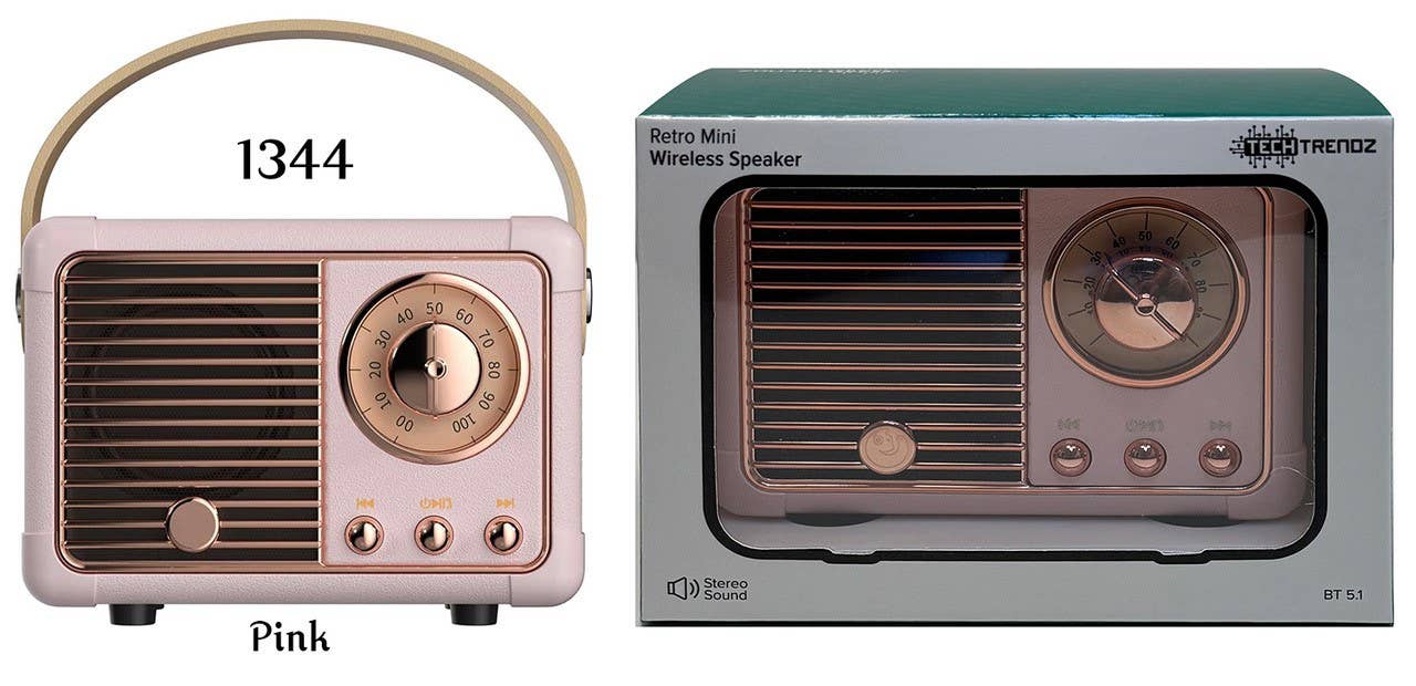 Vintage Bluetooth Speaker - The Coral Palm LLC