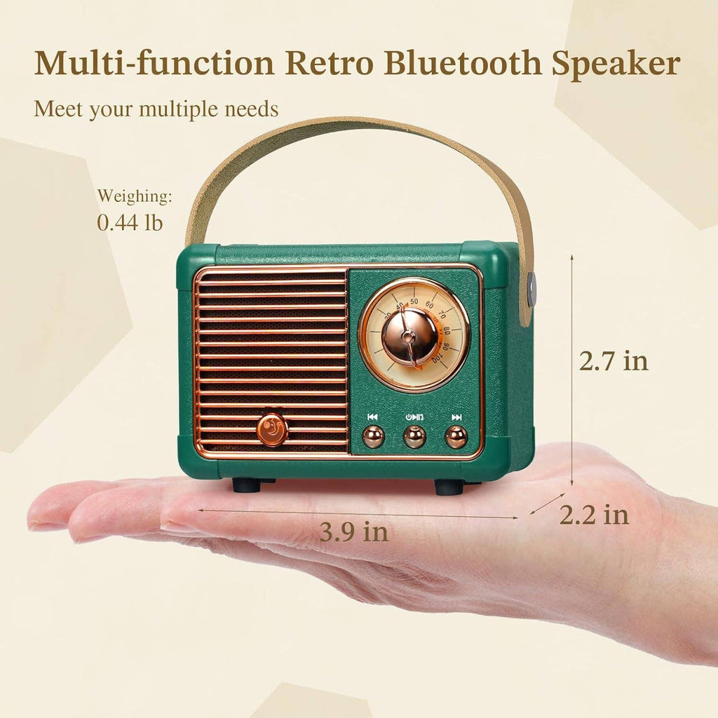 Vintage Bluetooth Speaker - The Coral Palm LLC