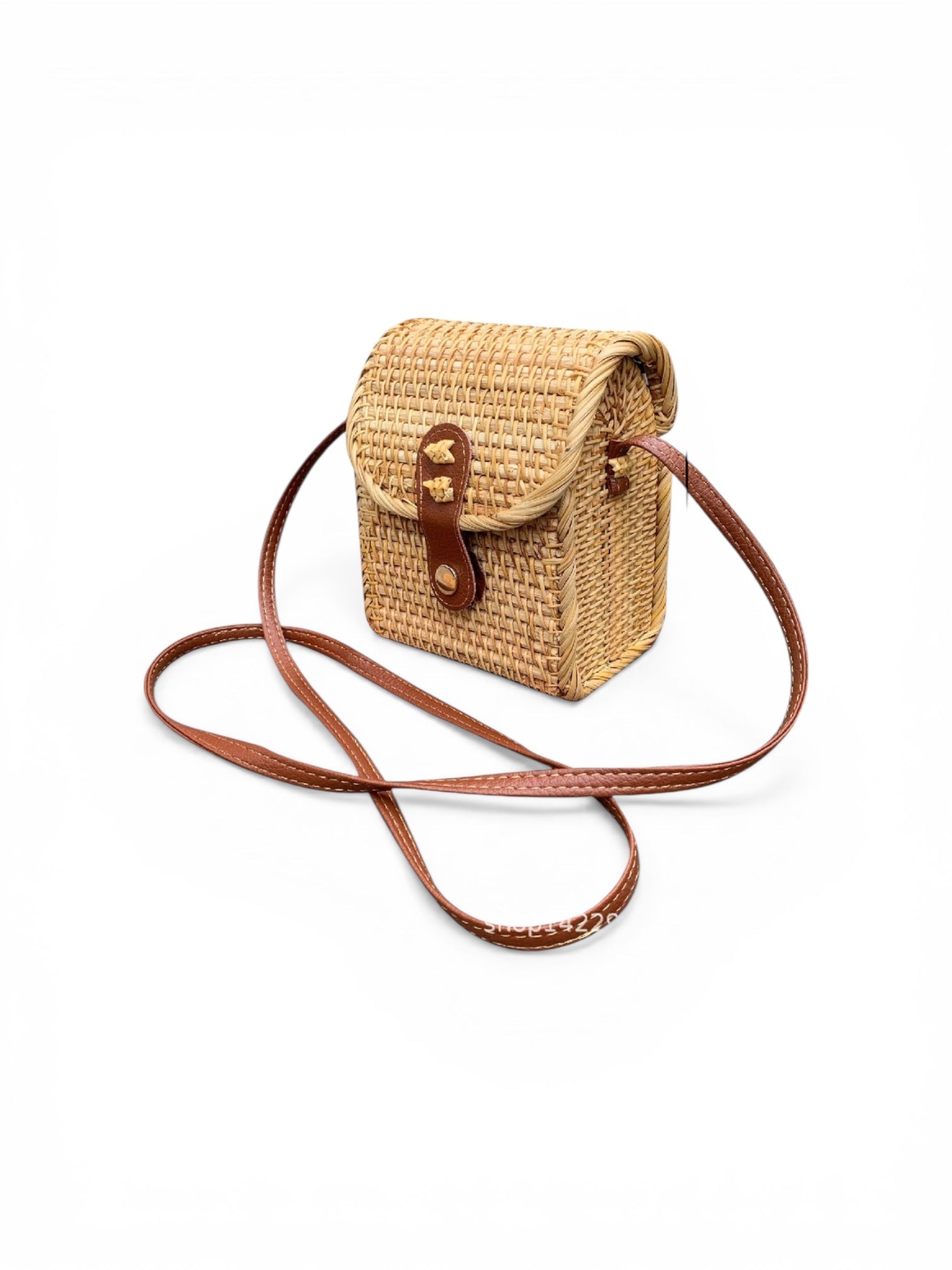 Vintage Rattan Coastal Handbag Collection - The Coral Palm LLC