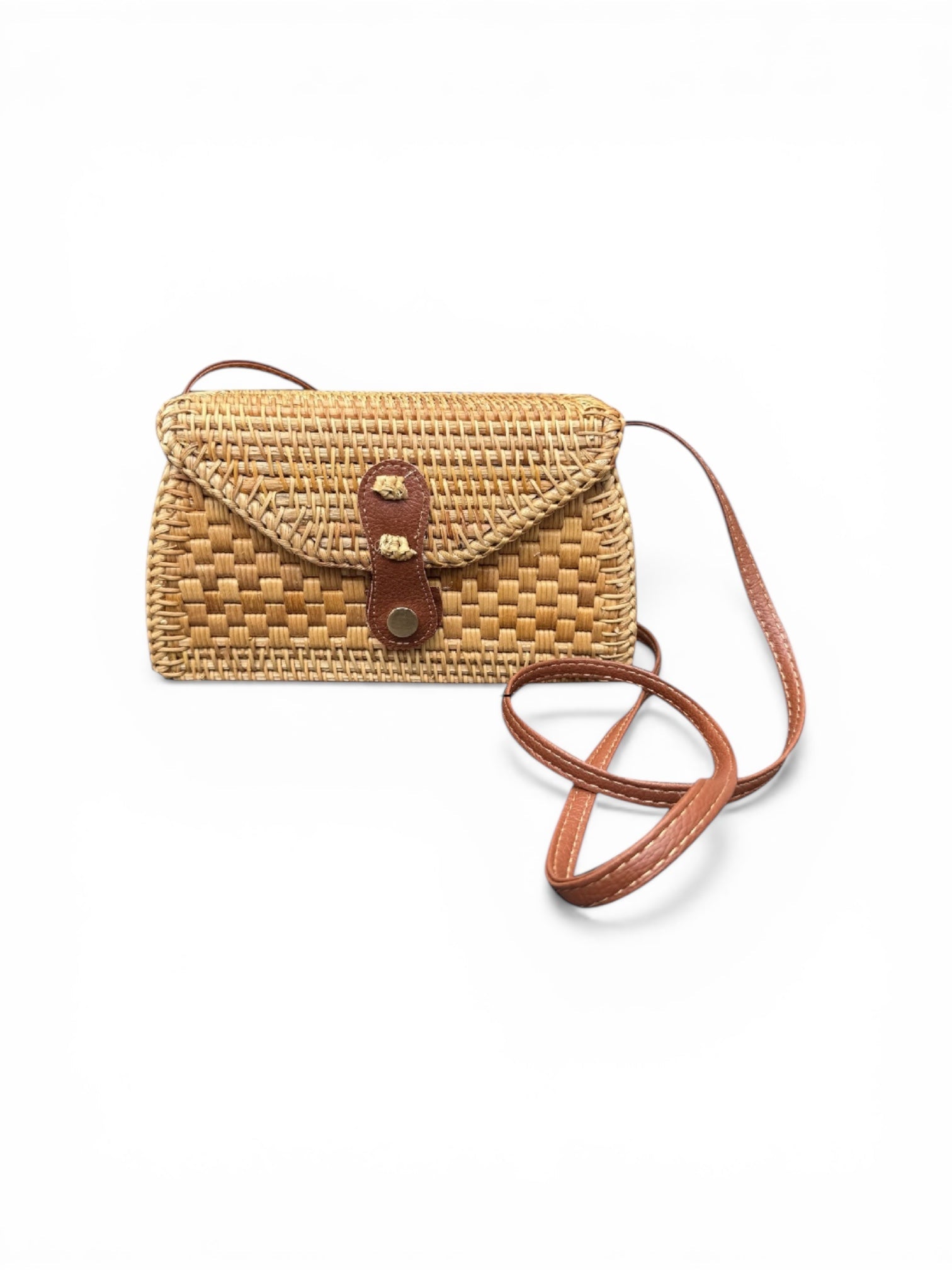 Vintage Rattan Coastal Handbag Collection - The Coral Palm LLC