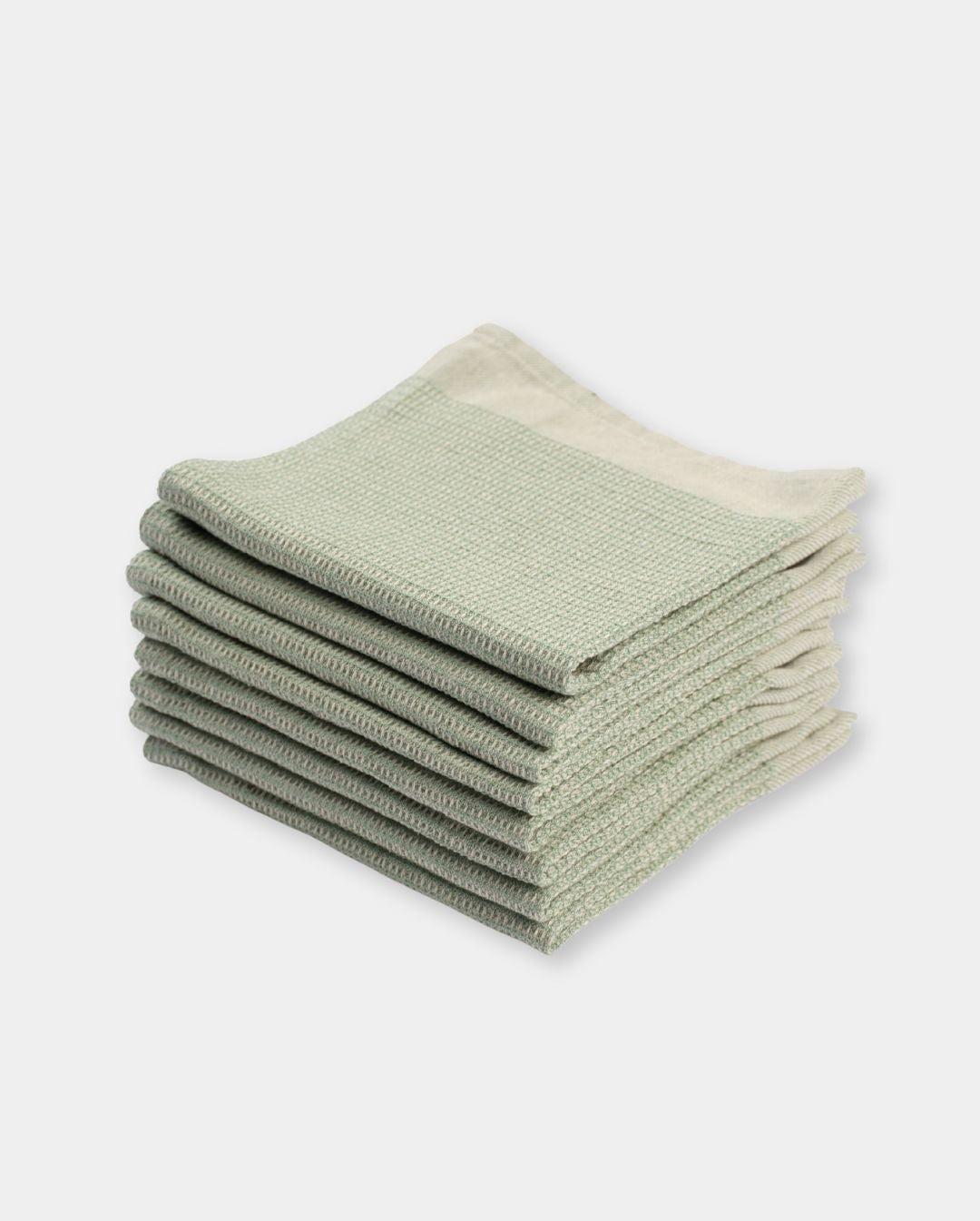 Waffle Weave Wash Cloths - Set of 8 - The Coral Palm LLC