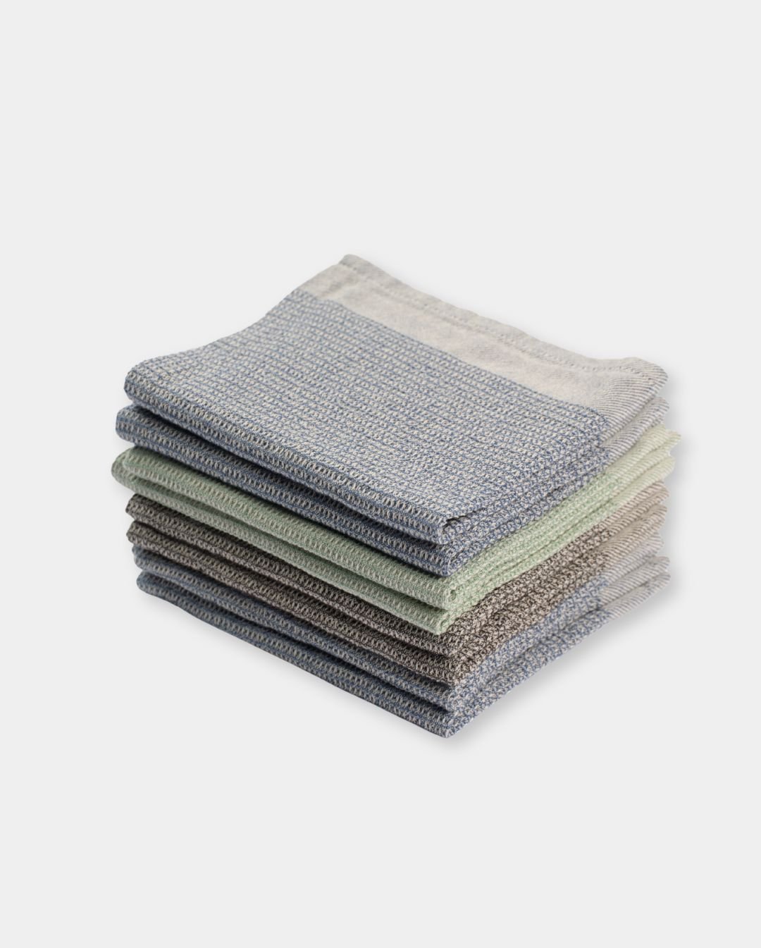 Waffle Weave Wash Cloths - Set of 8 - The Coral Palm LLC