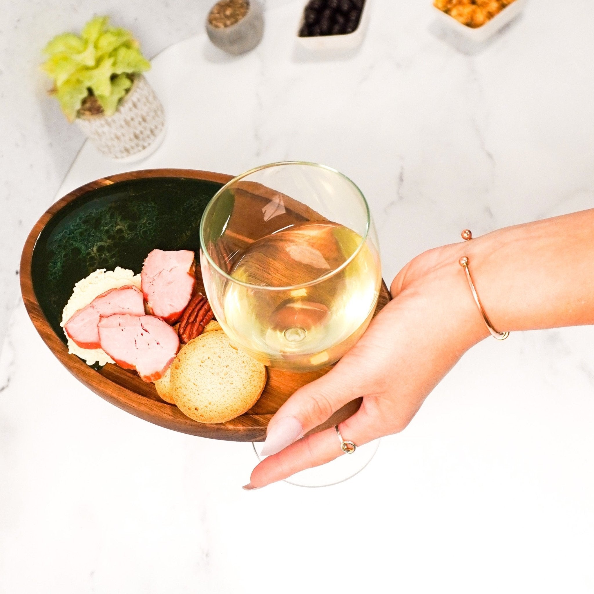 Wine & Appetizer Trays - The Coral Palm LLC