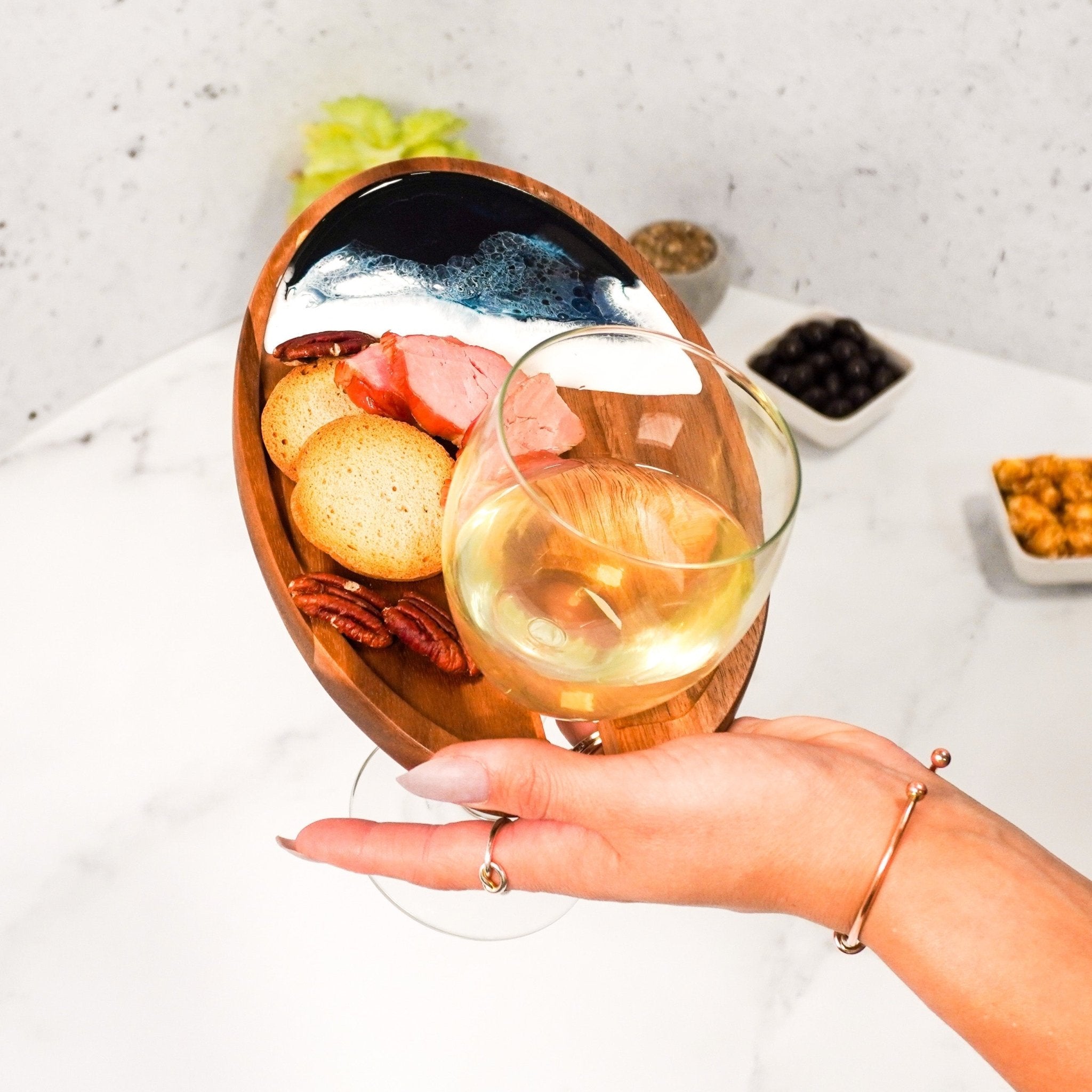 Wine & Appetizer Trays - The Coral Palm LLC
