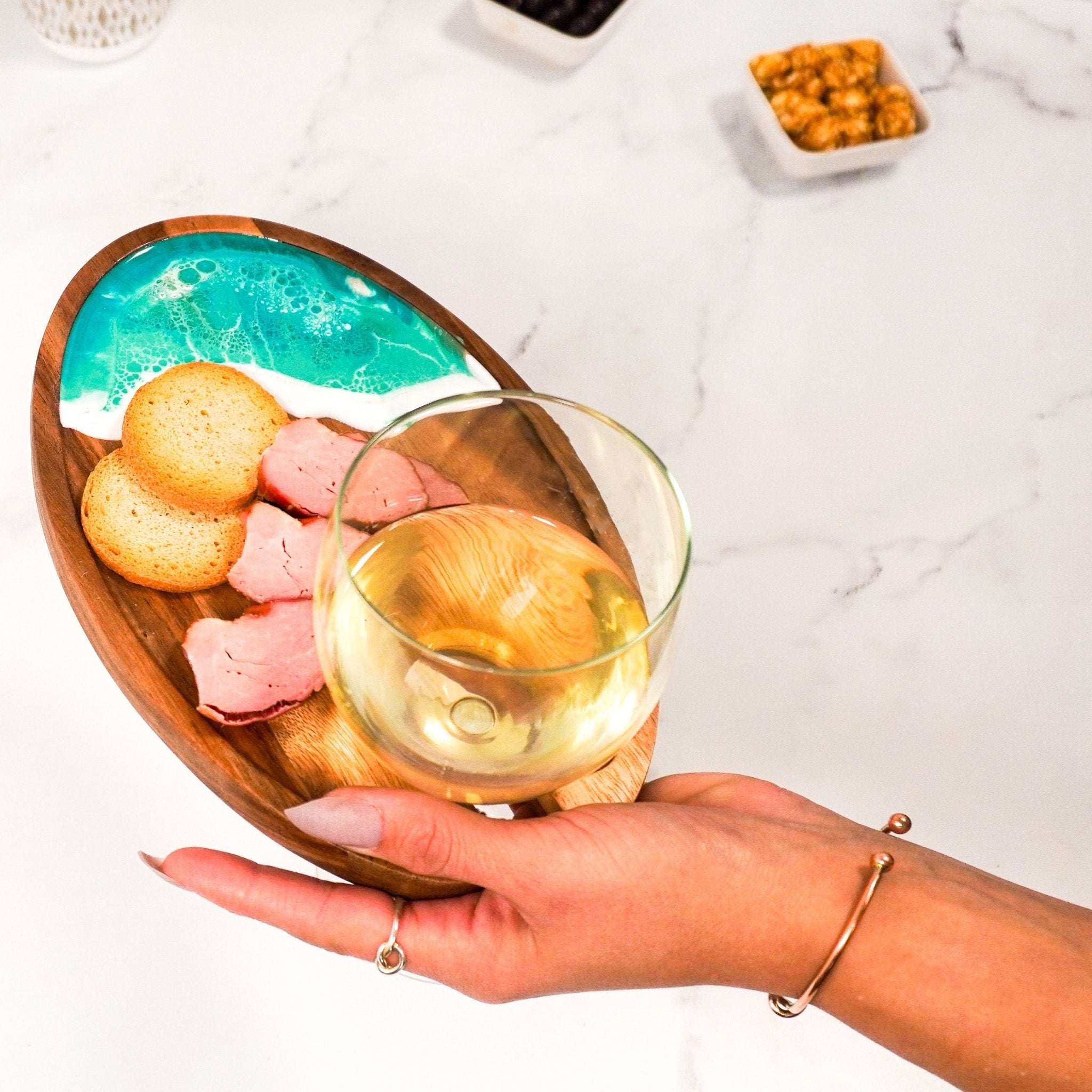 Wine & Appetizer Trays - The Coral Palm LLC