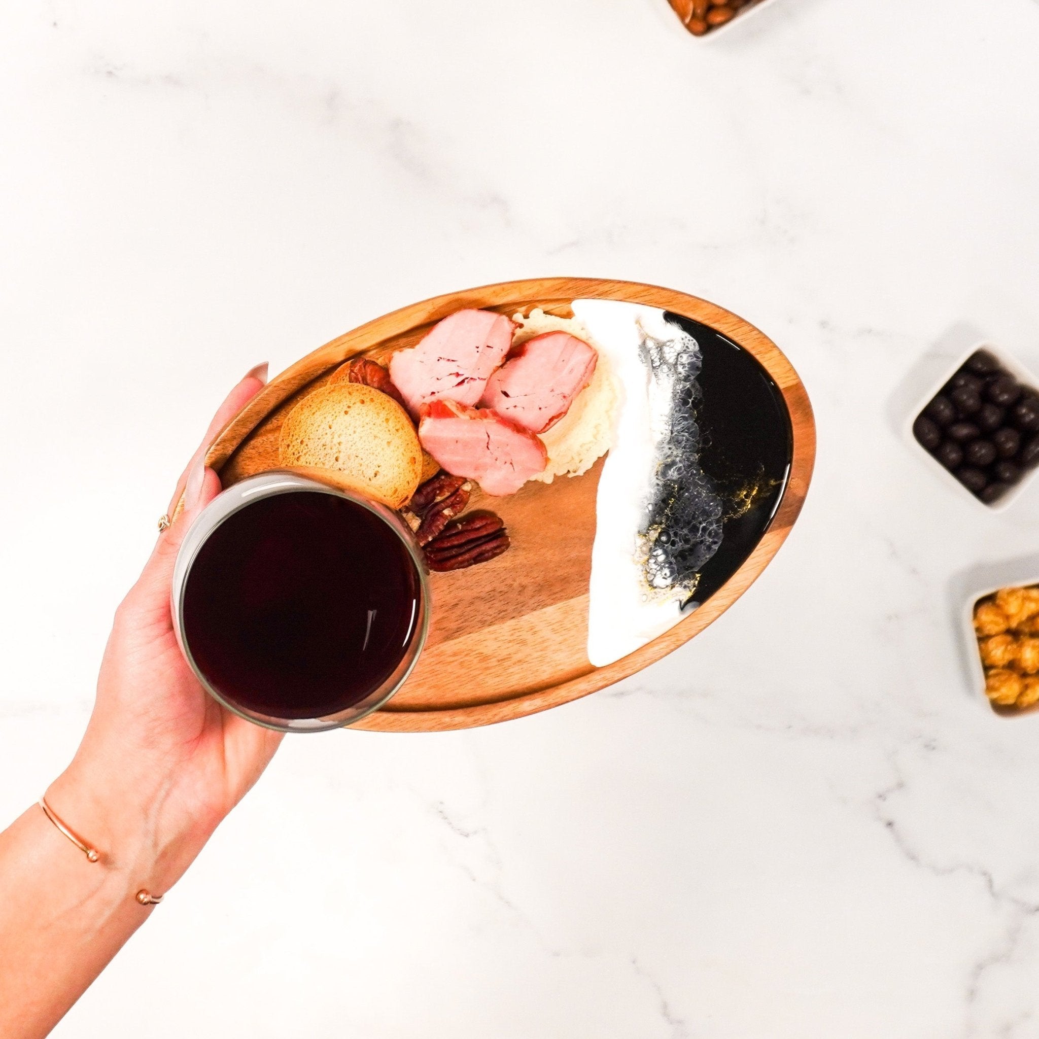 Wine & Appetizer Trays - The Coral Palm LLC