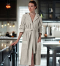 Womens Hooded Turkish Cotton Terry Cloth Robe - The Coral Palm LLC