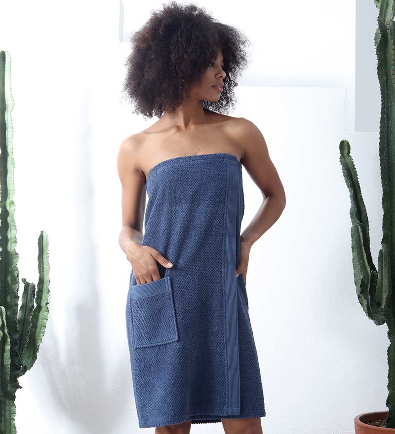 Women’s Turkish Cotton Towel Wrap - The Coral Palm LLC