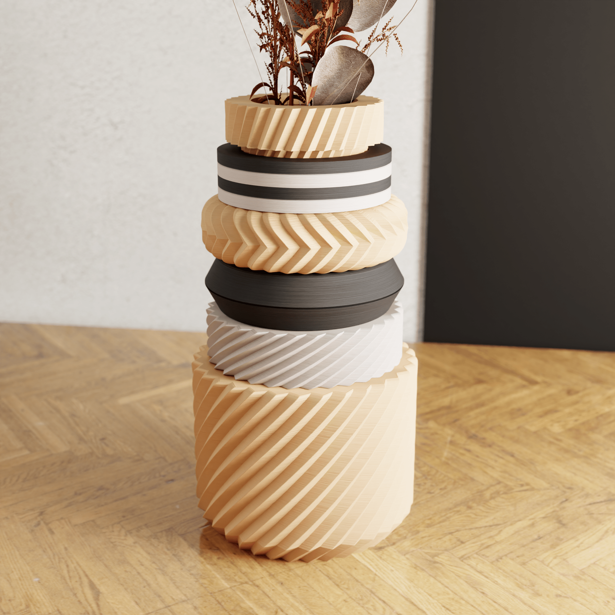 The Wonder Sculptural Statement Vase - The Coral Palm LLC