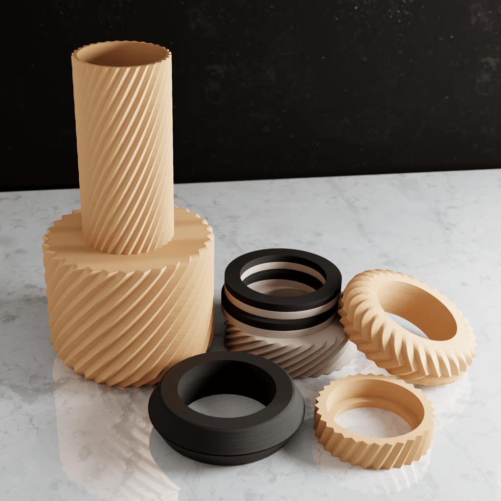 The Wonder Sculptural Statement Vase - The Coral Palm LLC